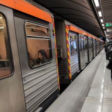 Κλείνουν νωρίτερα σταθμοί στη γραμμή 2 του Μετρό από την Τρίτη 21/4 - Λειτουργία προσωρινής λεωφορειακής γραμμής
