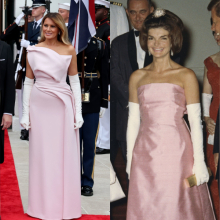 Η Μελάνια Τραμπ αντέγραψε την Τζάκι Κένεντι