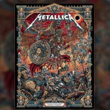 Η αφίσα των Metallica για τη συναυλία τους στο ΟΑΚΑ