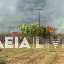 Φωτιά τώρα στον Πύργο Ηλείας - Ήχησε το 112 για ετοιμότητα