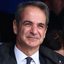 Ο πρωθυπουργός Κυριάκος Μητσοτάκης στη στρατιωτική παρέλαση της Θεσσαλονίκης για την 28η Οκτωβρίου