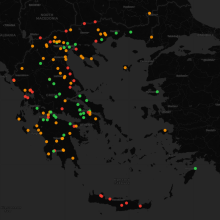 Live χάρτης | Πού υπάρχουν τώρα αγροτικά μπλόκα