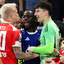 Conference League: Σύρραξη μεταξύ των παικτών του Στρασβούργου και της Μάιντς μετά τη λήξη του αγώνα