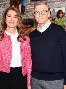 Από τις τελευταίες κοινές εμφανίσεις του ζεύγους Γκέιτς στον τηλεοπτικό αέρα του CBS