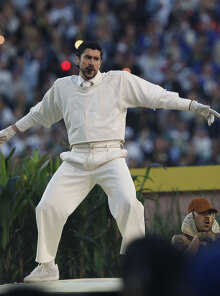 Ο Bad Bunny στο NFL Super Bowl LX