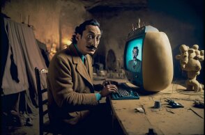 Έργο από τη έκθεση MAIF Deep Fake στην Superchief Gallery NFT