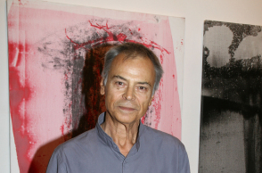 Ο ζωγράφος Γιώργος Λαζόγκας.