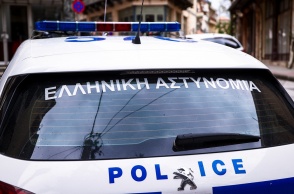 Το πίσω μέρος περιπολικού της ΕΛ.ΑΣ.