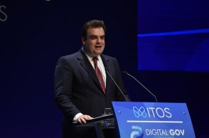 ΠΑΡΟΥΣΙΑΣΗ ΤΟΥ ΕΘΝΙΚΟΥ ΜΗΤΡΩΟΥ ΔΙΑΔΙΚΑΣΙΩΝ "ΜΙΤΟΣ" ΚΑΙ ΑΠΟΝΟΜΗ ΒΡΑΒΕΙΩΝ ΨΗΦΙΑΚΗΣ ΔΙΑΚΥΒΕΡΝΗΣΗΣ (ΥΠ. ΨΗΦΙΑΚΗΣ ΔΙΑΚΥΒΕΡΝΗΣΗΣ/EUROKINISSI)