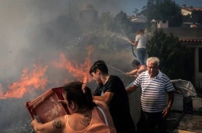 Μεγάλες δασικές πυρκαγιές σε Πορτογαλία, Ισπανία και Γαλλία, εν μέσω ακραίου καύσωνα	