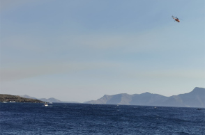 Πτώση ελικοπτέρου στη Σάμο