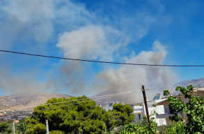 Πυρκαγιά στην περιοχή Φέριζα Σαρωνικού