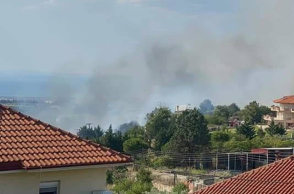 Φωτιά τώρα στον Τρίλοφο Θεσσαλονίκης