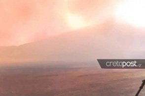 Νέα αναζωπύρωση στην πυρκαγιά στο Ρέθυμνο