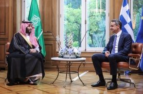  ΣΥΝΑΝΤΗΣΗ ΤΟΥ ΠΡΩΘΥΠΟΥΡΓΟΥ ΚΥΡ. ΜΗΤΣΟΤΑΚΗ ΜΕ ΤΟΝ ΠΡΙΓΚΙΠΑ ΔΙΑΔΟΧΟ ΤΗΣ Σ. ΑΡΑΒΙΑΣ MOHAMMED BIN SALMAN AL SAUD