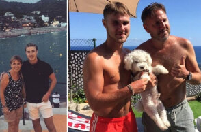 Ο 21χρονος Βρετανός Jack Fenton, που σκοτώθηκε στα Σπάτα από ελικόπτερο, με τη μητέρα του και τον πατέρα του