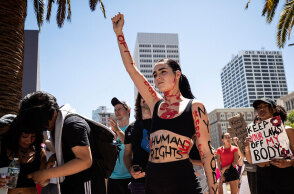 Διαμαρτυρία στις ΗΠΑ για το δικαίωμα στην άμβλωση