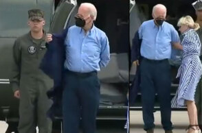 Ο Τζο Μπάιντεν δεν μπορούσε να βάλει το σακάκι του μέχρι να τον βοηθήσει η Τζιλ