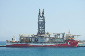 Το τουρκικό γεωτρύπανο «Αμπντούλ Χαμίτ Χαν»