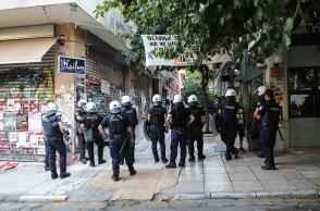 Μικροεπεισόδια και προσαγωγές σε διαμαρτυρία για τα έργα του Μετρό στα Εξάρχεια