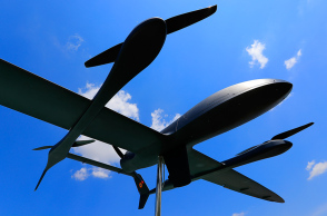 Πτήση τουρκικού UAV πάνω από τα Τριανήσια Αστυπάλαιας (Φωτογραφία αρχείου)