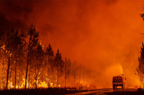 Μεγάλες δασικές πυρκαγιές στη Γαλλία