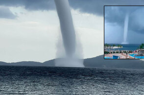 Ο υδροστρόβιλος στη Χαλκιδική