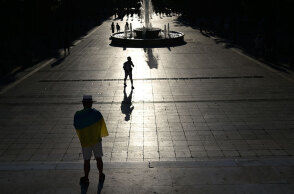 Ζέστη στο κέντρο της Αθήνας