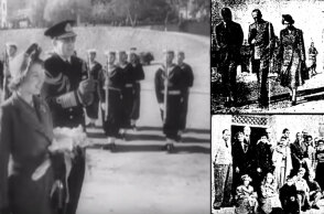 Η πριγκίπισσα Ελισάβετ με τον πρίγκιπα Φίλιππο στη μία και μοναδική τους επίσκεψη στην Αθήνα