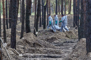 Ουκρανία: 436 σοροί έχουν εκταφεί στο Ιζιούμ