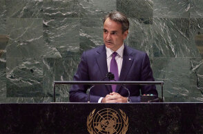 Ο Κυριάκος Μητσοτάκης στη Γενική Συνέλευση του ΟΗΕ