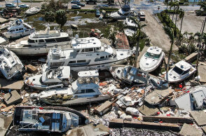 Εικόνες καταστροφής από τον κυκλώνα Ίαν στη Φλόριντα