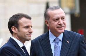 Ο Εμανουέλ Μακρόν και ο Ρεζέπ Ταγίπ Ερντογάν
