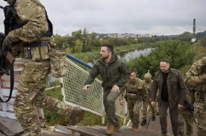 Ο Ζελένσκι δεσμεύτηκε για τη νίκη της Ουκρανίας στον πόλεμο