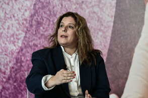 Η υφυπουργός Εργασίας Μαρία Συρεγγέλα