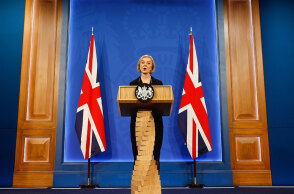 Η πρωθυπουργός της Βρετανίας Λις Τρας