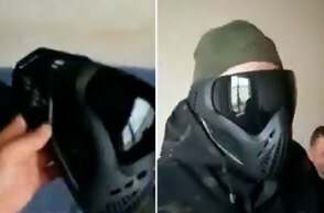 Ρώσοι επίστρατοι φορούν πλαστικές μάσκες του paintball για να πολεμήσουν στην Ουκρανία