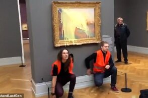 Επίθεση σε πίνακα του Μονέ