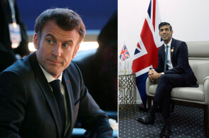 Εμανουέλ Μακρόν και Ρίσι Σούνακ στη Σύνοδο για το Κλίμα COP27 στην Αίγυπτο