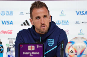 Ο επιθετικός της Αγγλίας Χάρι Κέιν σε συνέντευξη Τύπου