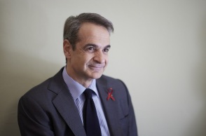 Συνάντηση του Κυριάκου Μητσοτάκη με την τυφλή Tik Toker Άννα Μπλαν