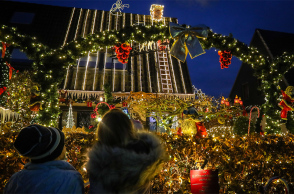 Σπίτι γεμάτο λαμπιόνια στη Γερμανία