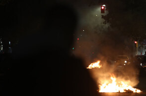 Ένταση με Ρομά σε διαδήλωση κατά της αστυνομικής βίας