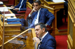 Κυριάκος Μητσοτάκης και Αλέξης Τσίπρας