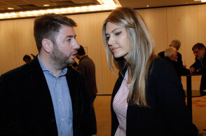 Νίκος Ανδρουλάκης και Εύα Καϊλή