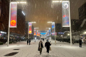 Σφοδρή κακοκαιρία στο Λονδίνο: Χιόνια, ακυρώσεις πτήσεων και… αλεπούδες στον δρόμο