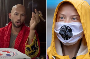 Άντριου Τέιτ και Γκρέτα Τούνμπεργκ