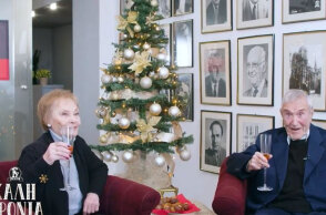 Ελένη Προκοπίου και Γιάννης Βογιατζής στο πρωτοχρονιάτικο βίντεο της Finos Film