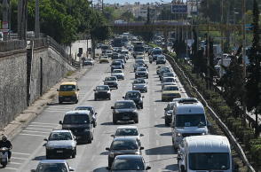 Κίνηση στους δρόμους της Αθήνας
