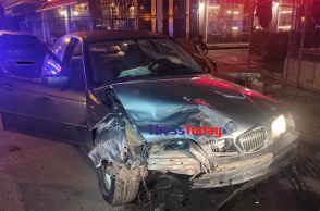 Τροχαίο με την εμπλοκή δύο οχημάτων στον Βαρδάρη